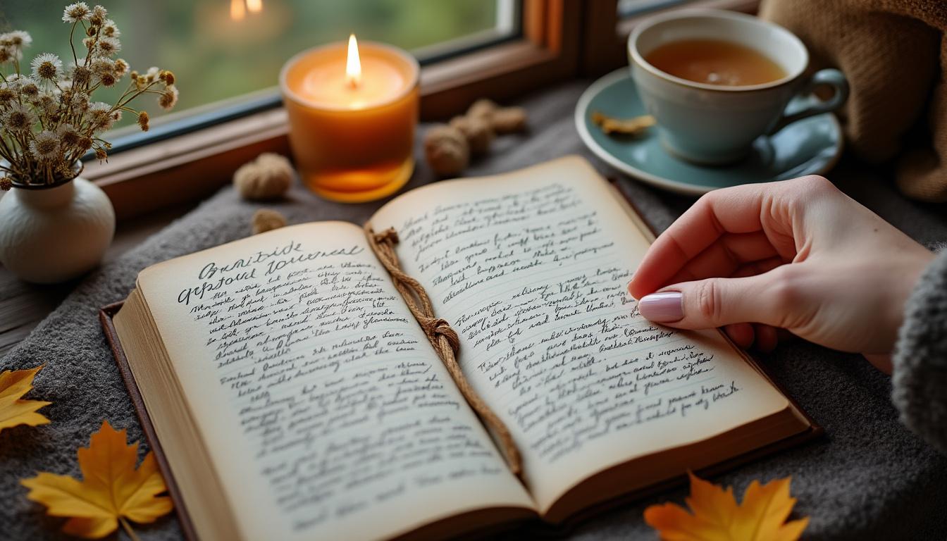 découvrez comment créer un journal de gratitude et de positivité pour cultiver une douce pensée au quotidien et améliorer votre bien-être mental.