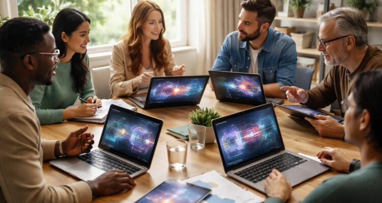 vidnoz est l'outil innovant qui simplifie la collaboration à distance entre équipes, favorisant communication fluide et productivité optimale.