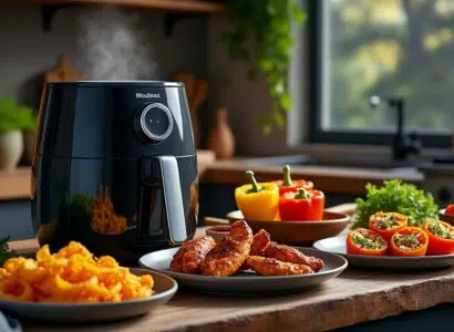 découvrez vingt recettes innovantes à réaliser avec votre air fryer moulinex. transformez vos repas quotidiens en délices croustillants et sains grâce à des idées culinaires créatives et faciles à préparer.