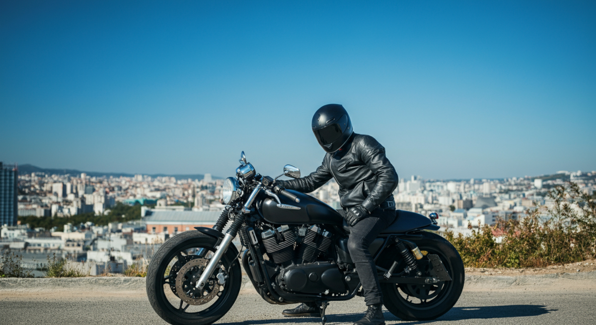 Blouson de moto Helstons Hunt Rag : l�??ic?�ne du style caf?� racer revisit?�