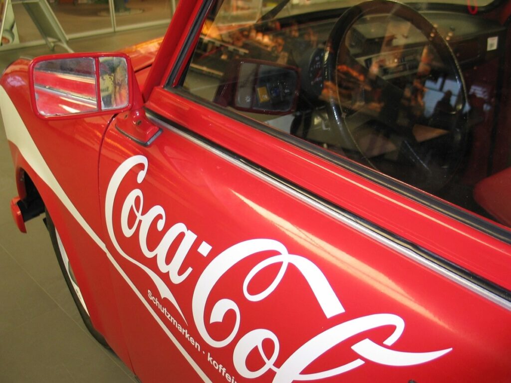 voiture coca cola