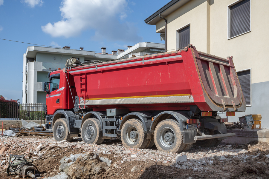 camion à benne