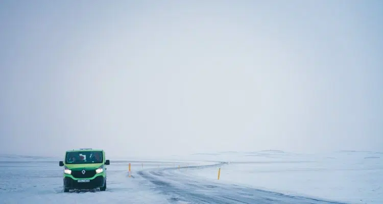 camion location en hiver