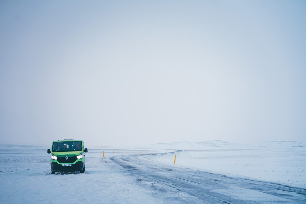 camion location en hiver