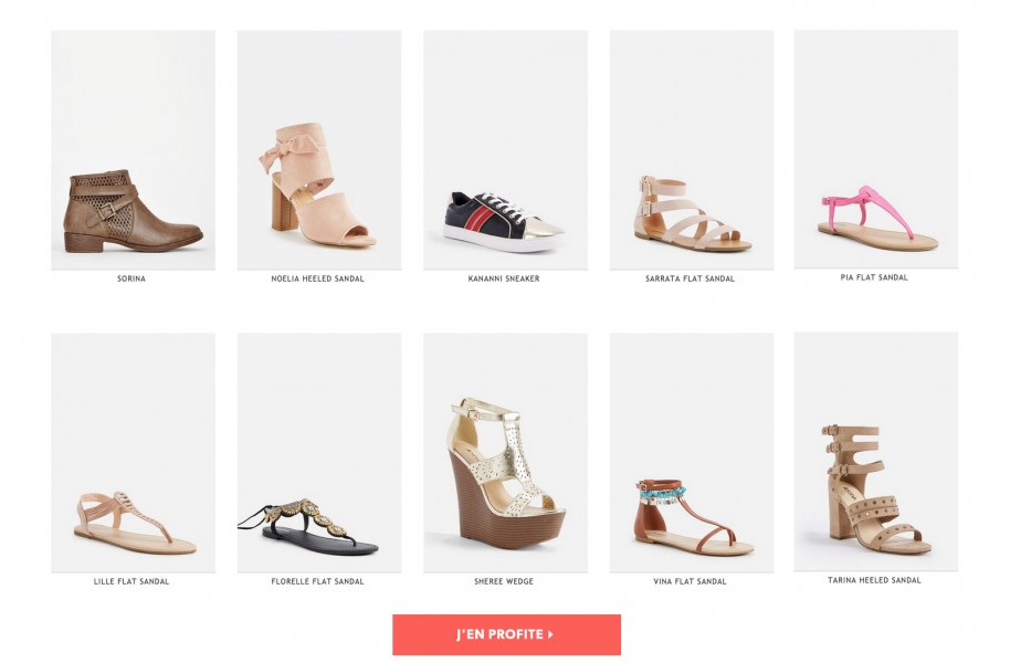 chaussures en ligne