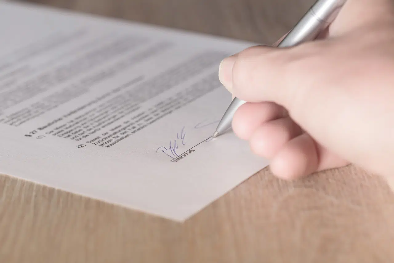Contrat, Signature, Contrat De Location