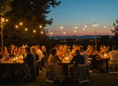 fête en extérieur privé