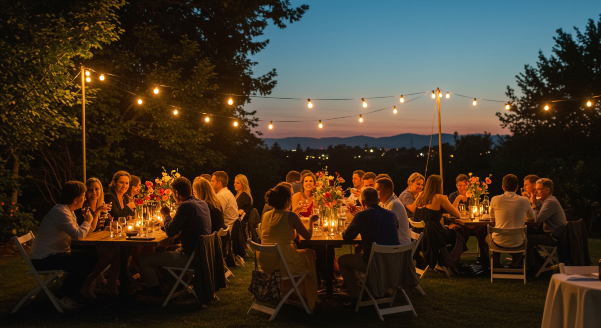 fête en extérieur privé