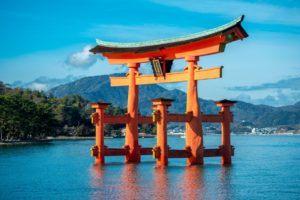 porte shinto à Hiroshima