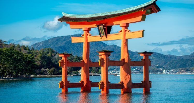 porte shinto à Hiroshima