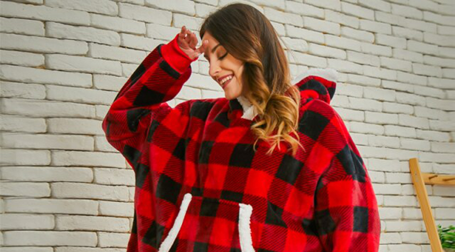 le sweat en plaid