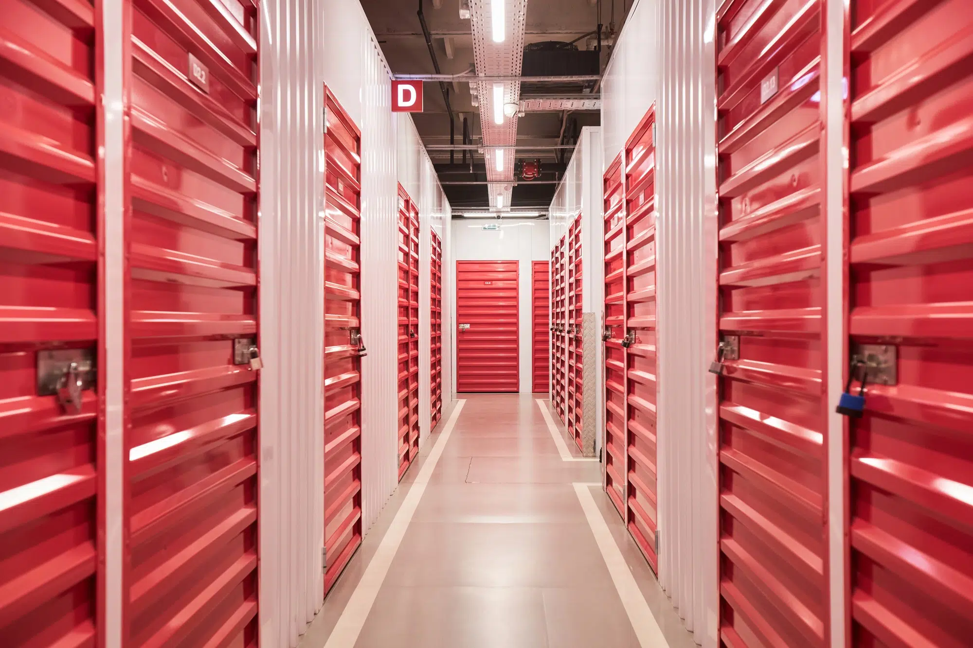 Locked Doors in Storage Facility