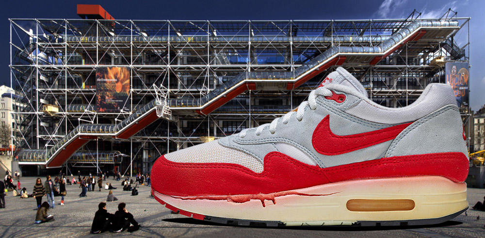 Nike Air Max 1, Centre Pompidou, Paris