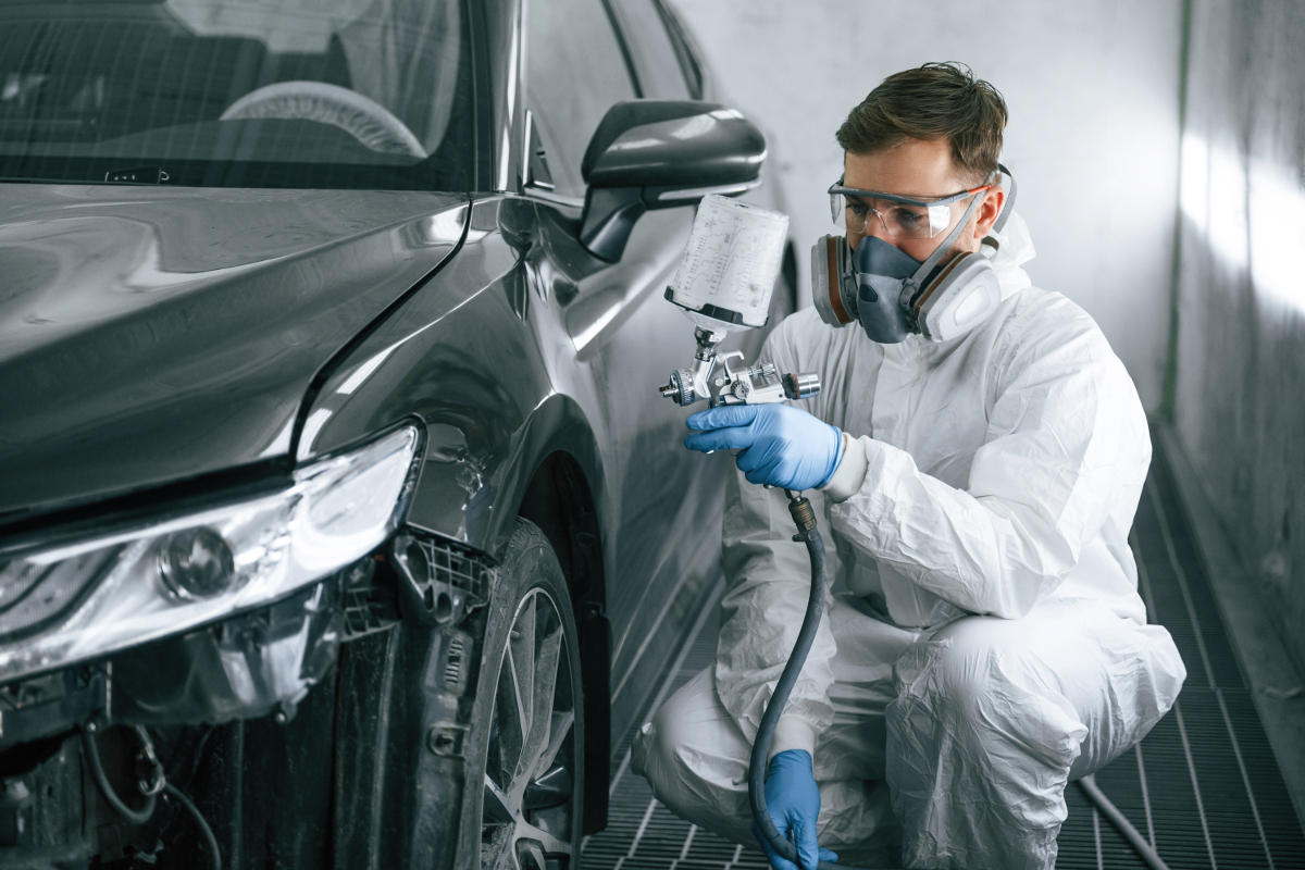 points sur peinture auto