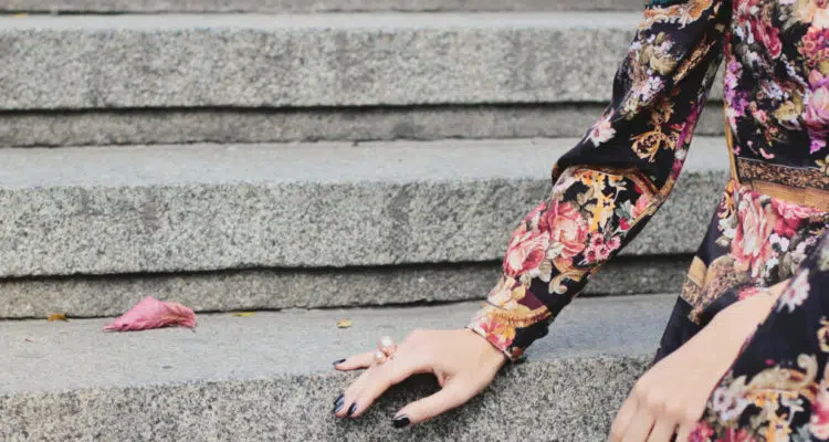robe floral