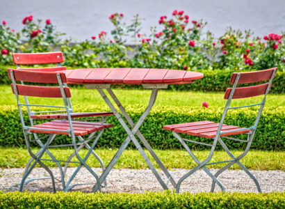 table jardin en métal