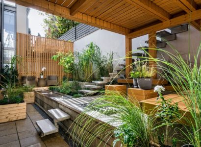 terrasse sur plot