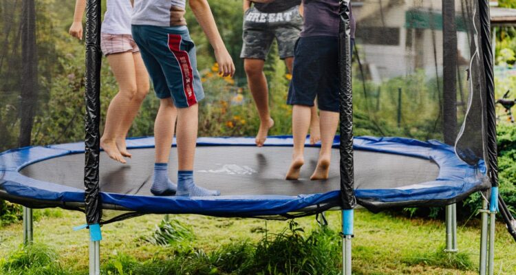 un ressort de trampoline