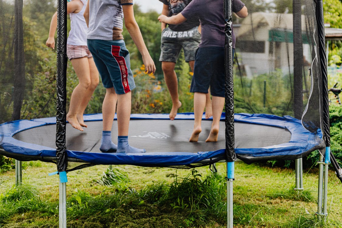un ressort de trampoline