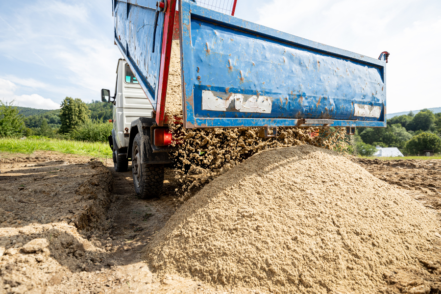 utilisation camion benne